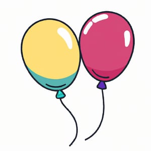 birthday party balloon cartoon