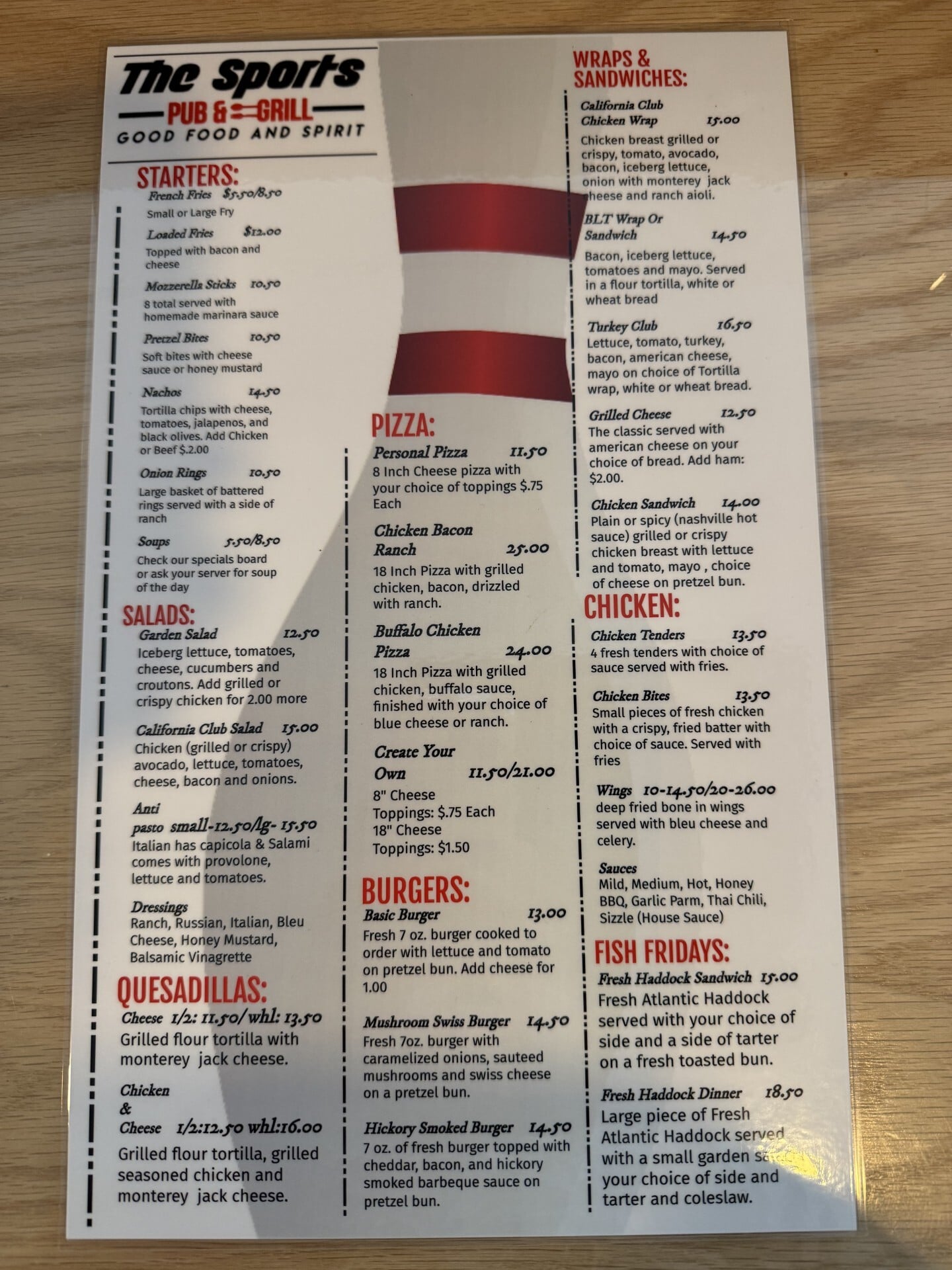 NEW MENU